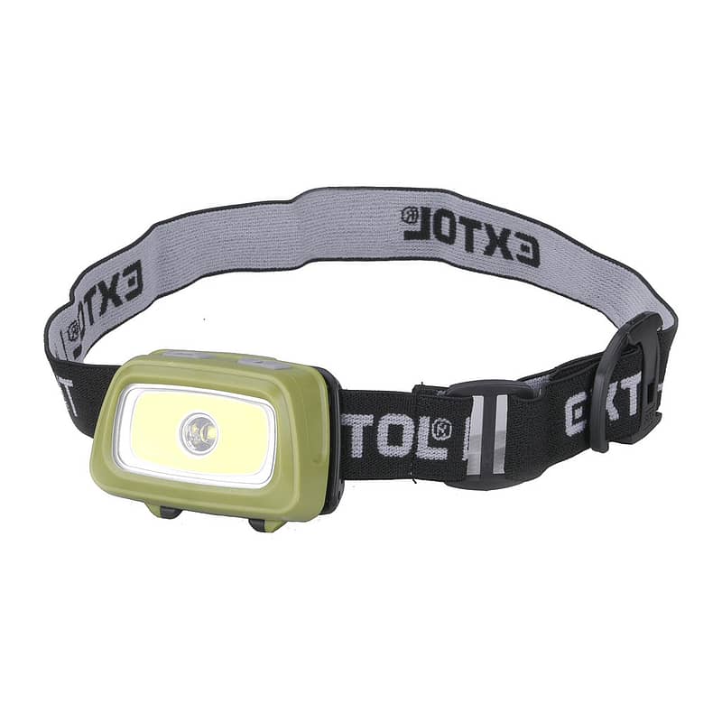 Extol Light 43108 - Čelovka 250lm bodová LED, 3x1,5V AAA