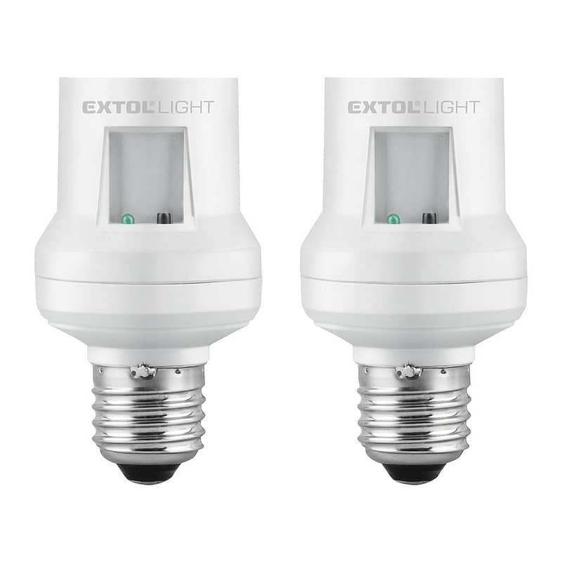 Extol Light 43810 - Objímka diaľkovo IR ovládaná, 2ks