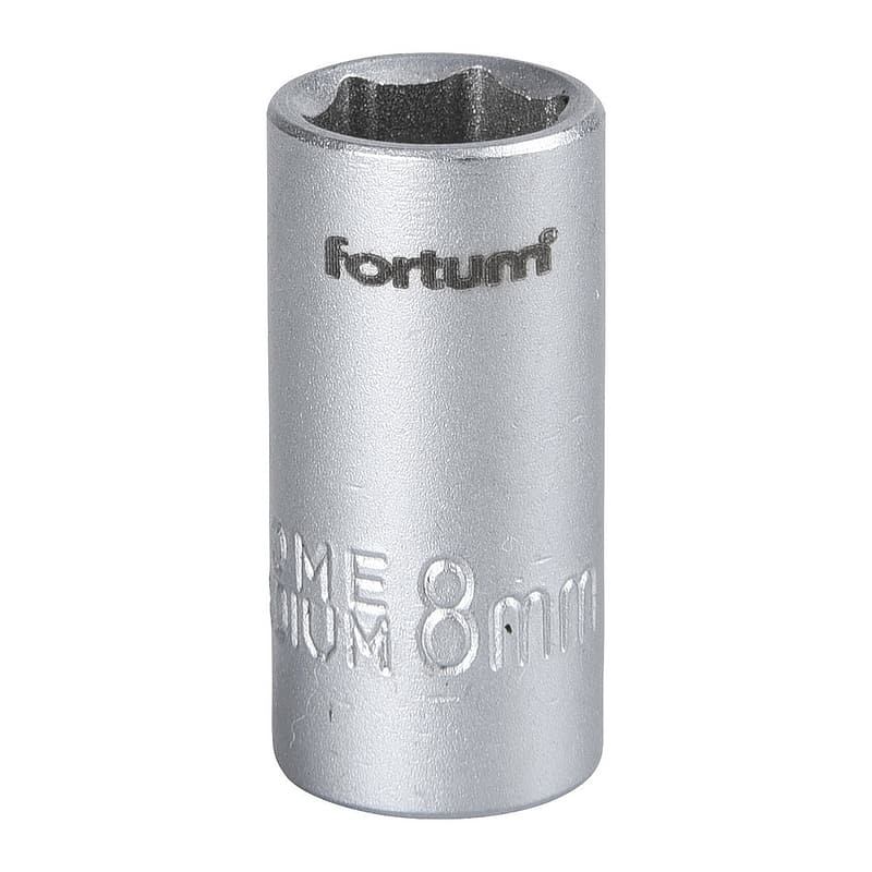 Fortum 4701408 - Hlavica nástrčná, 8mm, 1/4”