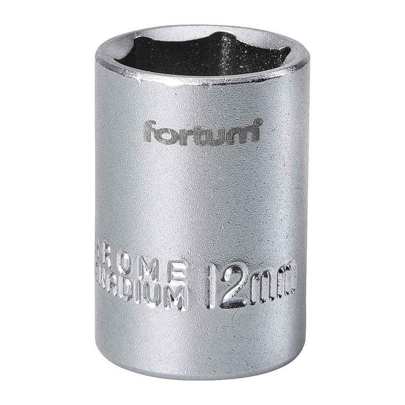 Fortum 4701412 - Hlavica nástrčná, 12mm, 1/4”