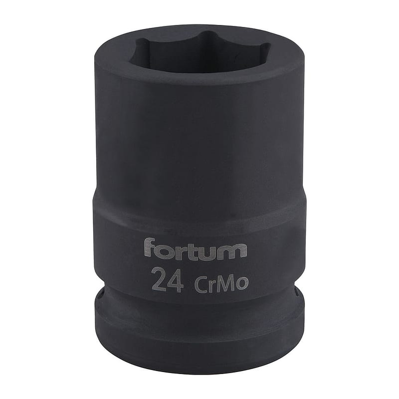 Fortum 4703024 - Hlavica nástrčná rázová, 24mm, 3/4”