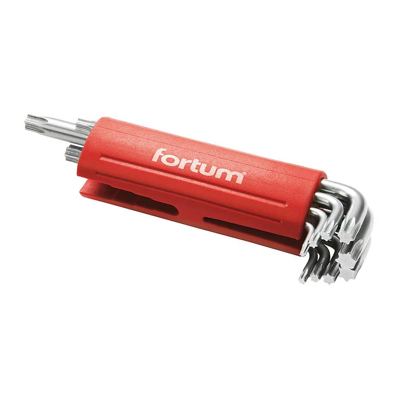 Fortum 4710300 - Kľúče TORX, 9-dielna sada