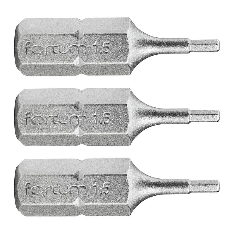 Fortum 4741501 - Bit imbus 3ks, H 1,5x25mm