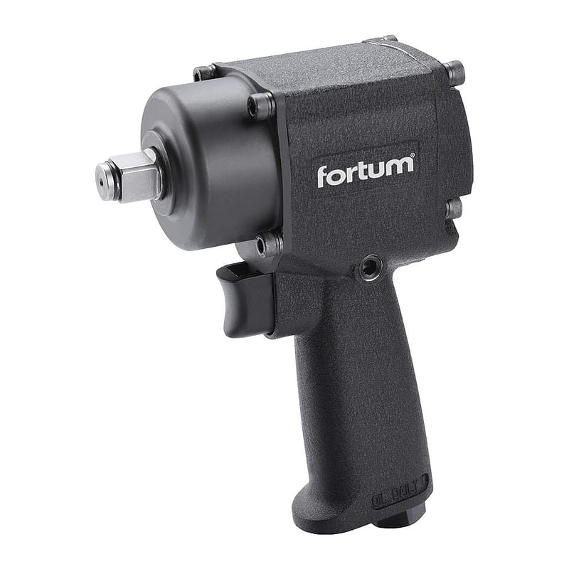 Fortum 4795010 - Uťahovák príklepový pneumatický kompaktný, max. uťahovací moment 610Nm
