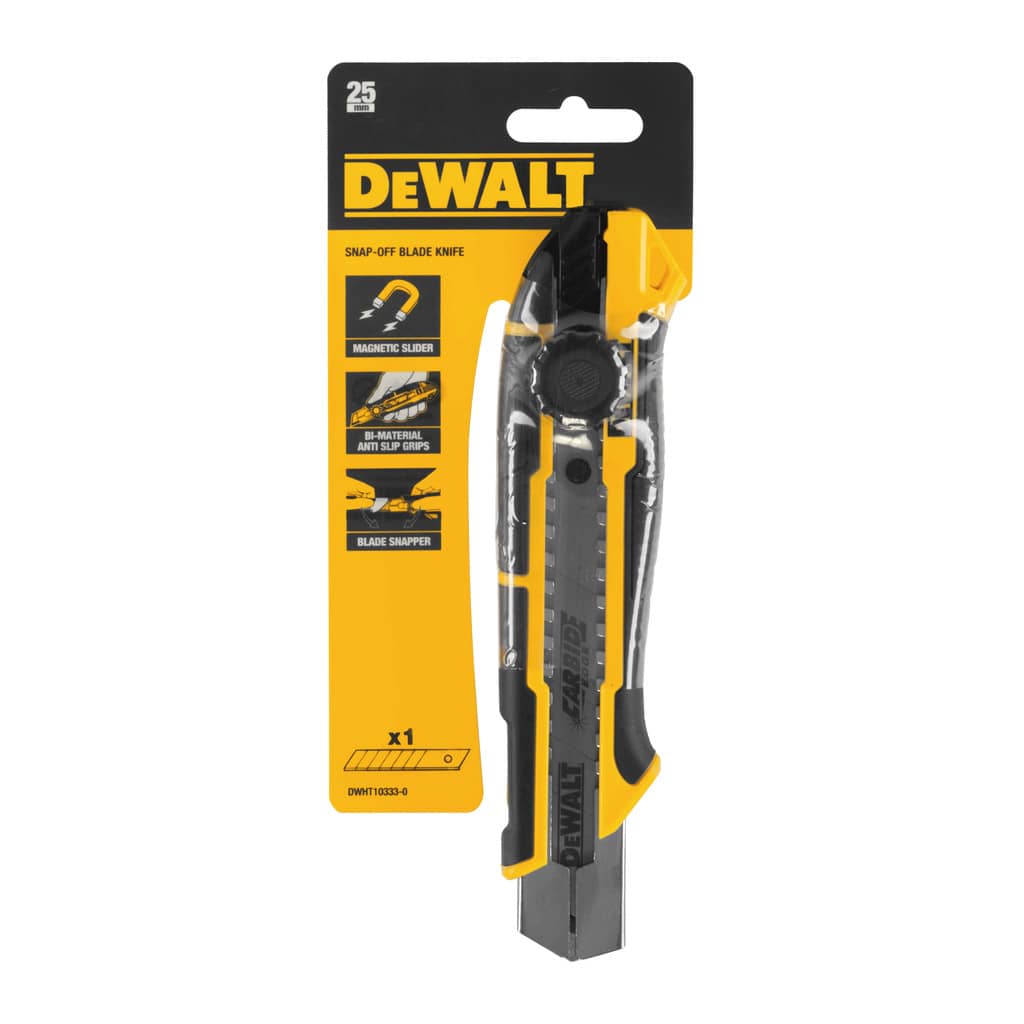 DeWalt DWHT10333-0 – Plastový odlamovací nôž 25mm, s koliečkom