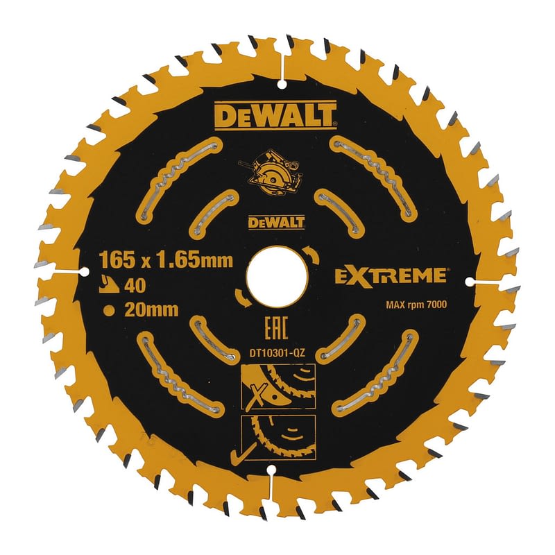 DeWalt DT10301 - Pílový kotúč EXTREME 165x20mm, 40 zubov
