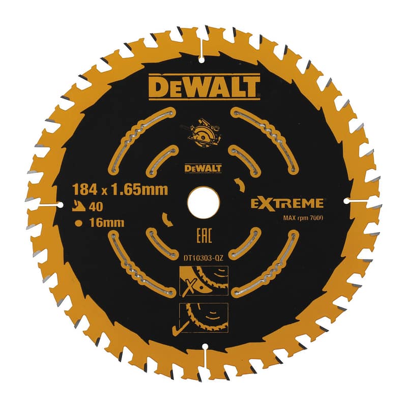 DeWalt DT10303 - Pílový kotúč EXTREME 184x16mm, 40 zubov