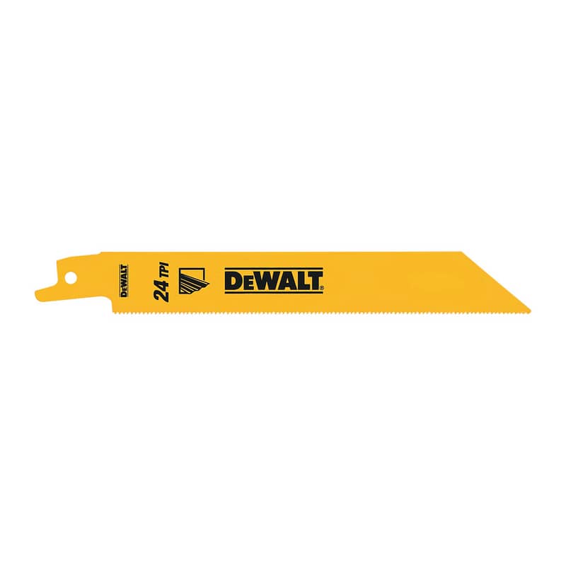 DeWalt DT2385 - Bimetalové pílové listy na kov do 1,5mm, 152mm, hladké rezy, pre mečové píly, 5ks