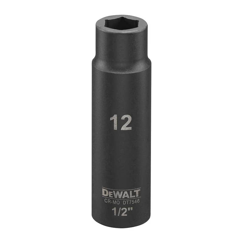 DeWalt DT7546 - Nástrčková hlavica EXTREME IMPACT 1/2" dlhá, 12mm