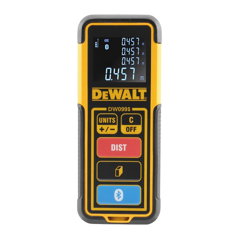 DeWalt DW099S - Laserový diaľkomer 30m s Bluetooth pre prepojenie s aplikáciou